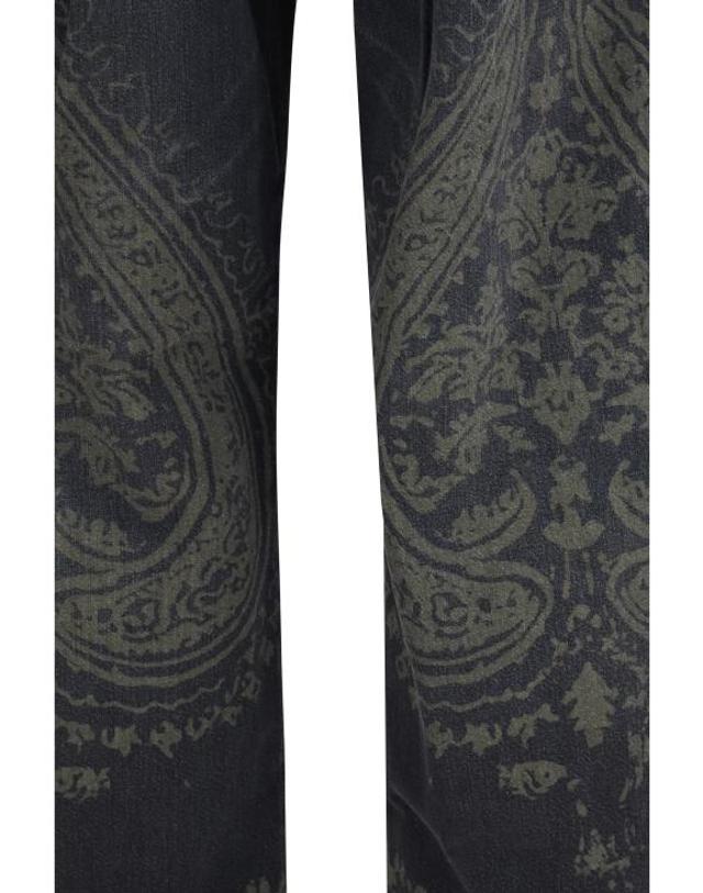 알13 [해외직구] 26SS 알13 스트레이트 팬츠 R13W3147D441B BAROQUE BLACK 착용컷