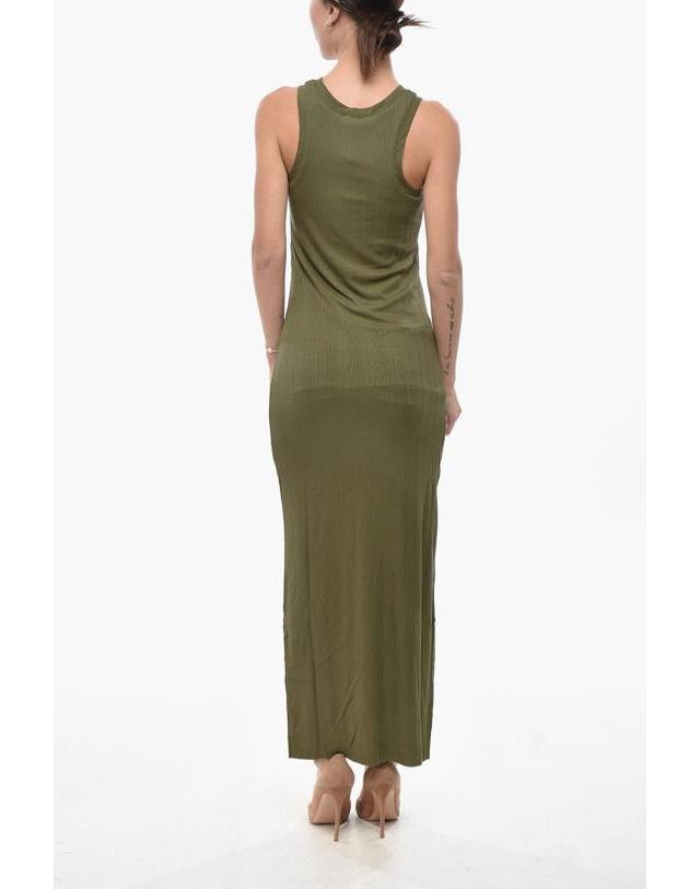 랙앤본 [해외직구] 랙앤본 롱 원피스 WAC24P3010NH10 DRKOLVE Military Green 착용컷