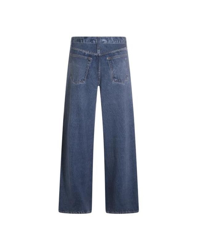 랙앤본 [해외직구] 26SS 랙앤본 데님 팬츠 RC8325H7MTE ALMDA DARK BLUE 착용컷