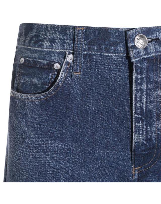 랙앤본 [해외직구] 26SS 랙앤본 데님 팬츠 RC8325H7MTE ALMDA DARK BLUE 착용컷