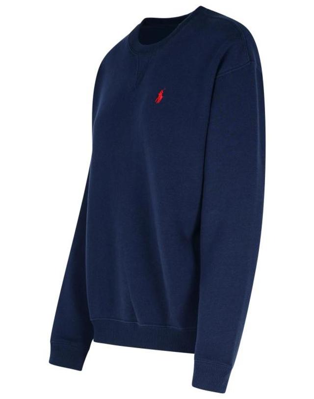 폴로 [해외직구] 26FW 폴로 랄프로렌 포니로고 자수 플리스 스웨트 셔츠 211943006002 Navy 착용컷