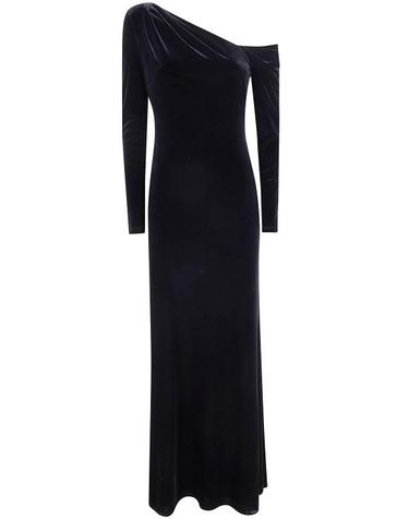 [해외직구] 25FW 랄프 로렌 미디 원피스 253979962 001 BLACK