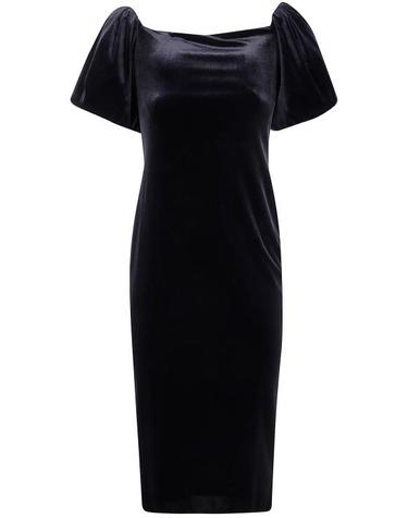 [해외직구] 25FW 랄프 로렌 미디 원피스 253P03431 001 BLACK