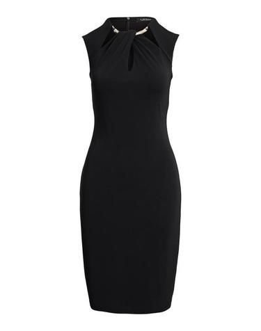 [해외직구] 25FW 랄프 로렌 미디 원피스 253971056001 Black