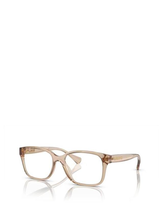 폴로 [해외직구] 26FW 랄프 로렌 안경 RA7155U 5802 SHINY TRANSPARENT BEIGE 착용컷