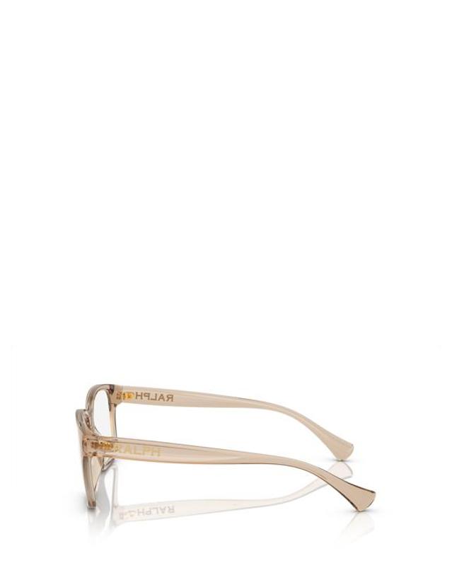 폴로 [해외직구] 26FW 랄프 로렌 안경 RA7155U 5802 SHINY TRANSPARENT BEIGE 착용컷