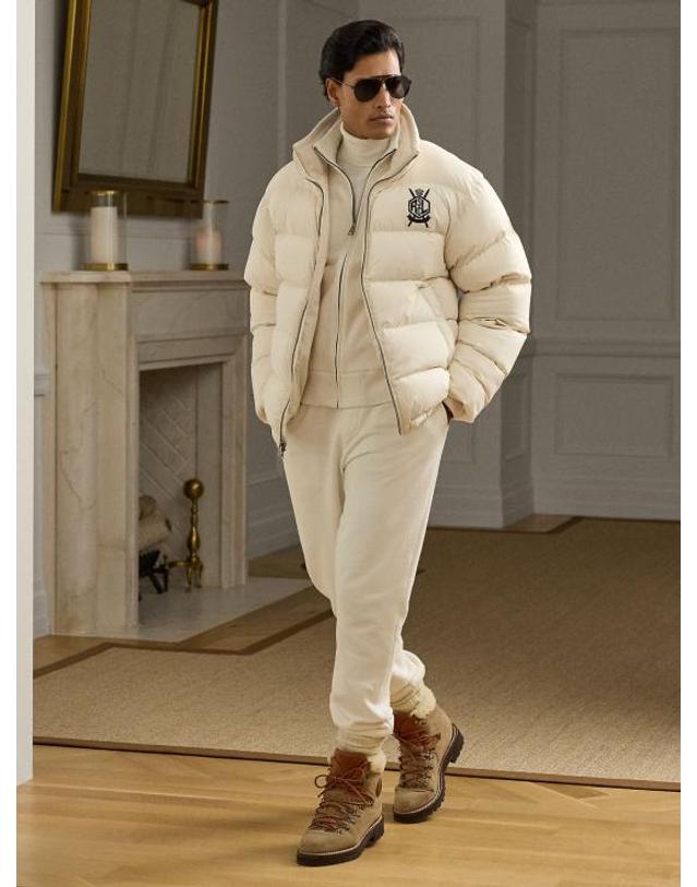 폴로 [해외직구] 25FW 랄프 로렌 숏패딩 790982908 003 Beige 착용컷