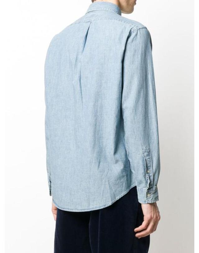 폴로 [해외직구] 26SS 랄프 로렌 데님 셔츠 710792042001 CHAMBRAY 착용컷