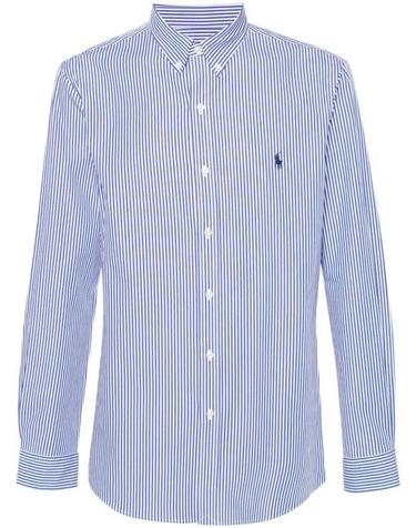 [해외직구] 26SS 랄프 로렌 긴팔 셔츠 710928254008 BLUE WHITE