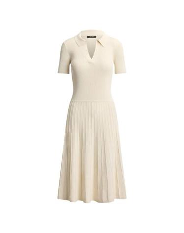 [해외직구] 26FW 랄프 로렌 미디 원피스 200P14049 003 MASCARPONE CREAM