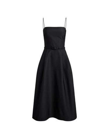 [해외직구] 26FW 랄프 로렌 미디 원피스 253P13932 001 BLACK