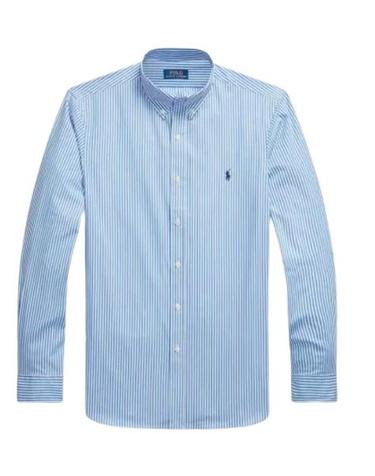 [해외직구] 26SS 랄프 로렌 긴팔 셔츠 7109293460014655HLIGHTBLUEWHITE Light Blue