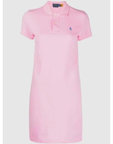 [해외직구] 26FW 랄프 로렌 미디 원피스 211799490012 650 PINK