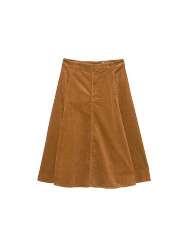 [해외직구] 26FW 랄프 로렌 미디 스커트 211B17568001 TAN BROWN