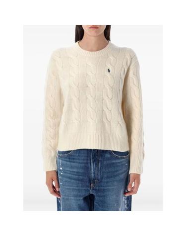 [해외직구] 26FW 랄프 로렌 스웨터 211A91216002 CREAM WHITE