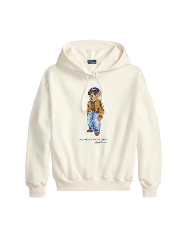 [해외직구] 26FW 랄프 로렌 후드 티셔츠 211B17799 001 WHITE