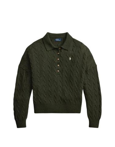 [해외직구] 26FW 랄프 로렌 긴팔 티셔츠 211B17767 002 GREEN