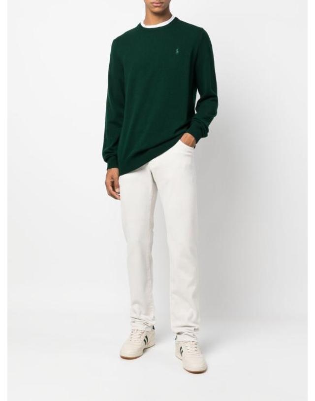 폴로 [해외직구] 24FW 랄프 로렌 스웨터 710876714002MOSSAGATE GREEN 착용컷