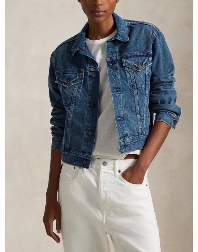 폴로 [해외직구] 26SS 랄프 로렌 데님 자켓 211969408 001 Denim 착용컷