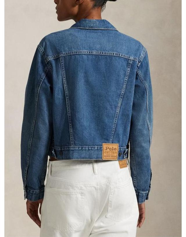 폴로 [해외직구] 26SS 랄프 로렌 데님 자켓 211969408 001 Denim 착용컷