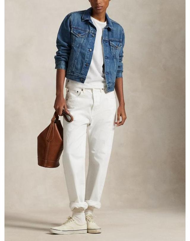 폴로 [해외직구] 26SS 랄프 로렌 데님 자켓 211969408 001 Denim 착용컷