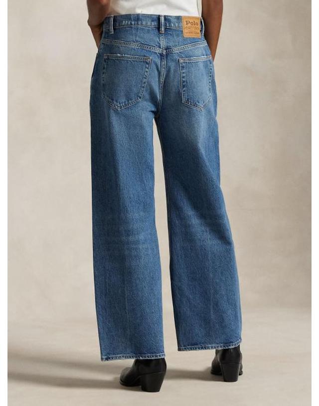 폴로 [해외직구] 26SS 랄프 로렌 데님 팬츠 211969380 001 DENIM BLUE 착용컷