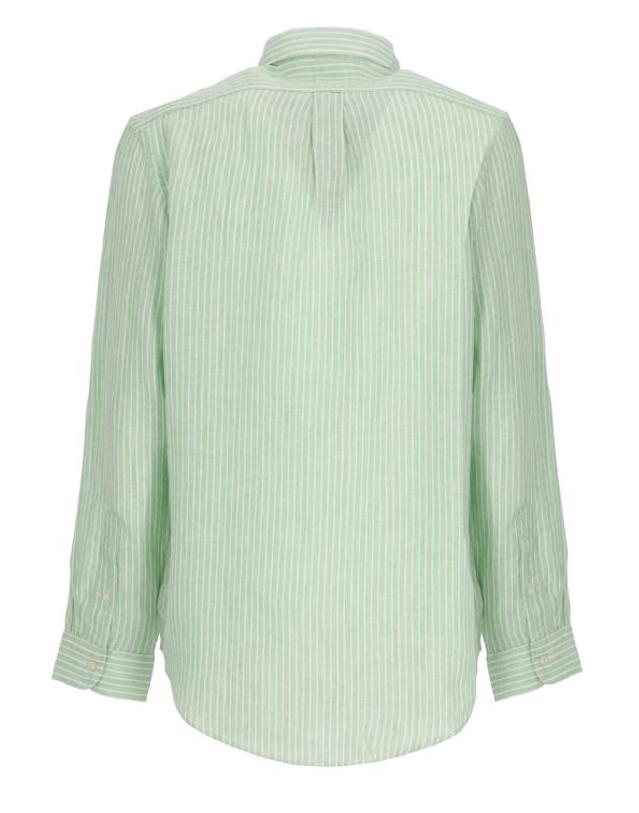 폴로 [해외직구] 26SS 랄프 로렌 긴팔 셔츠 710B15594 007 Verde 착용컷