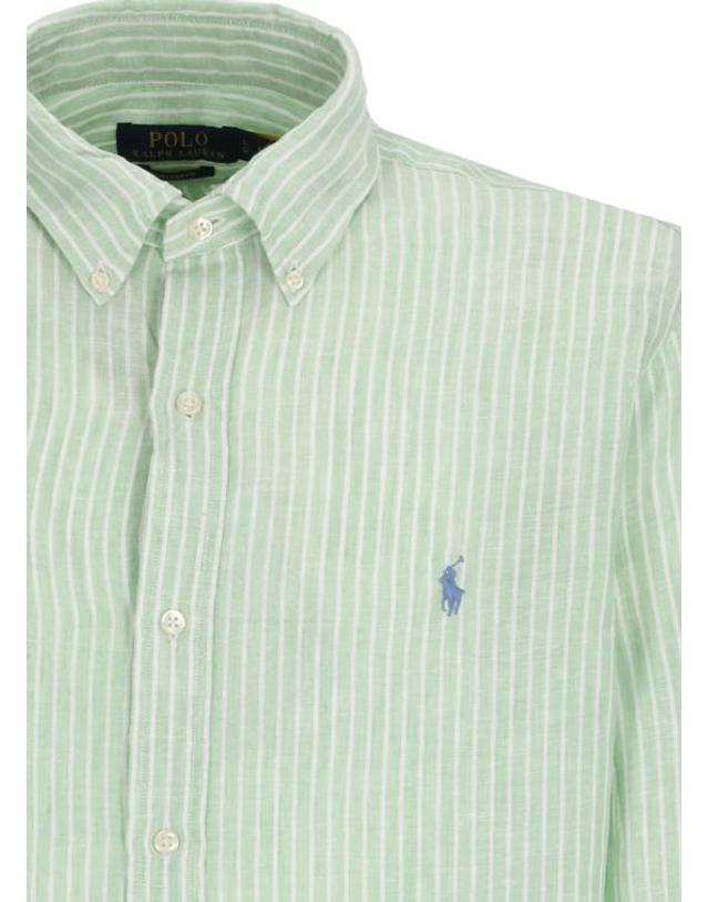 폴로 [해외직구] 26SS 랄프 로렌 긴팔 셔츠 710B15594 007 Verde 착용컷
