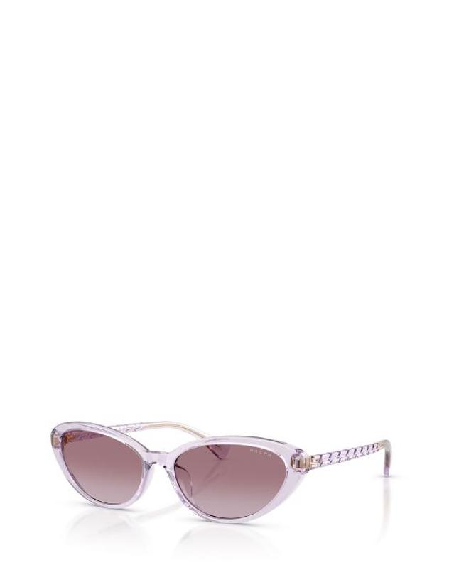 폴로 [해외직구] 26FW 랄프 로렌 선글라스 RA5338U 57468H TRANSPARENT VIOLET 착용컷