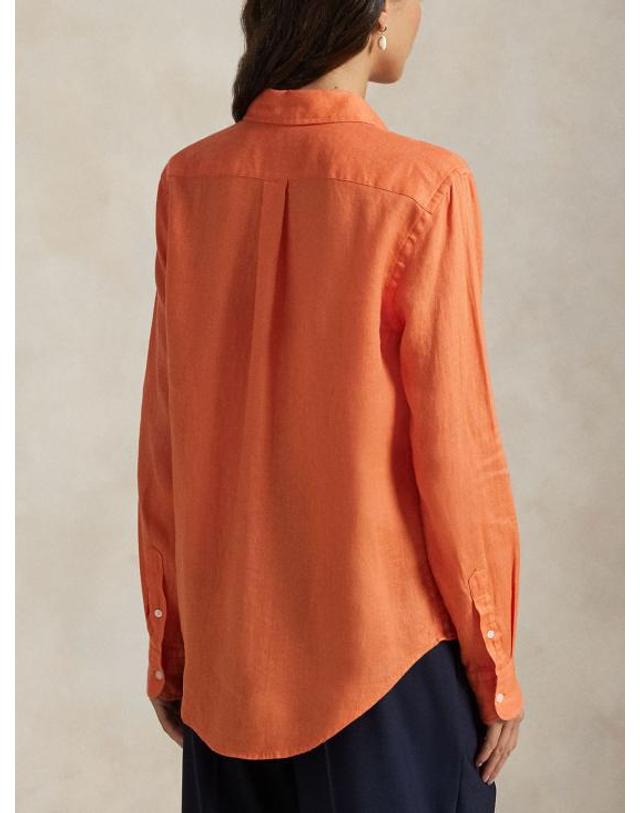 폴로 [해외직구] 26SS 랄프 로렌 셔츠 211970730 500 ORANGE 착용컷