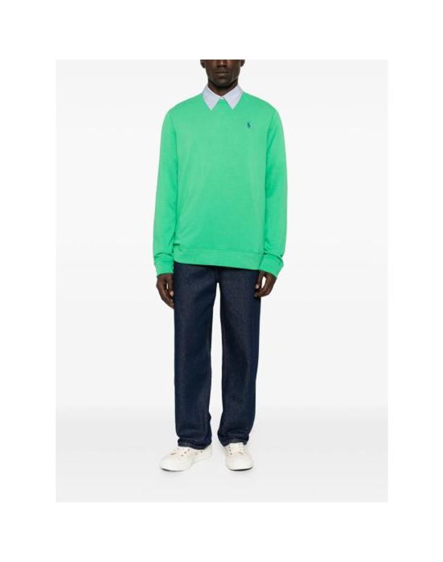 폴로 [해외직구] 26SS 랄프 로렌 스웨터 710A12485003 EMERA GREEN 착용컷
