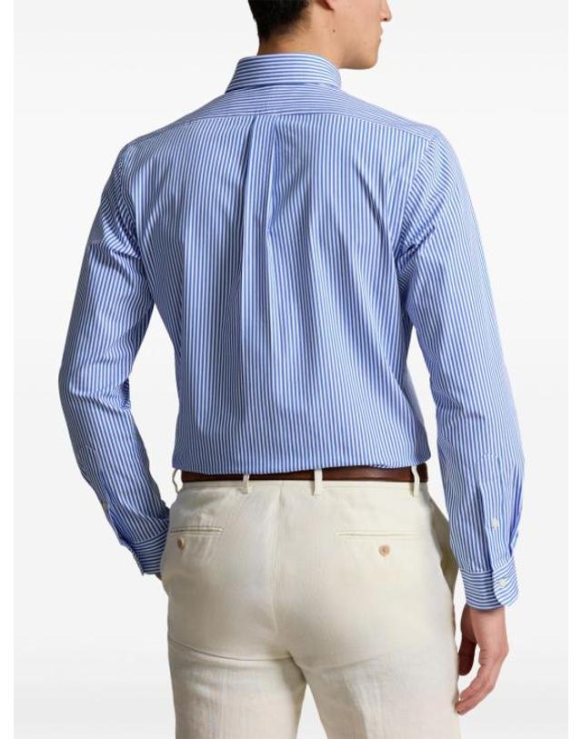 폴로 [해외직구] 26SS 랄프 로렌 긴팔 셔츠 7109293460014655HLIGHTBLUEWHITE Light Blue 착용컷