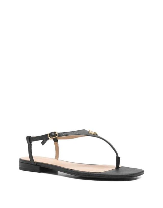 폴로 [해외직구] 25FW 랄프 로렌 플랫 슈즈 802982881002 BLACK 착용컷