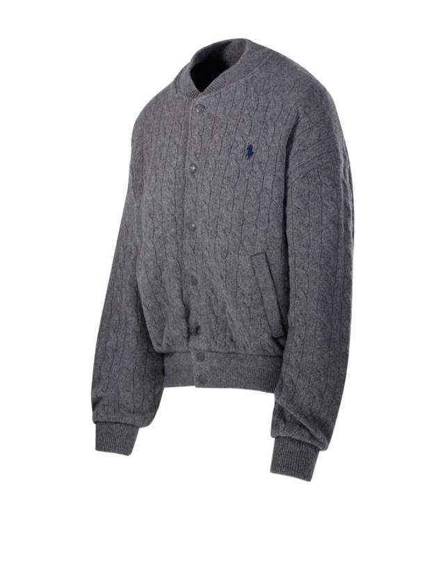 폴로 [해외직구] 26FW 랄프 로렌 봄버 자켓 211B30888001 FLANNEL GREY HEATHER 착용컷