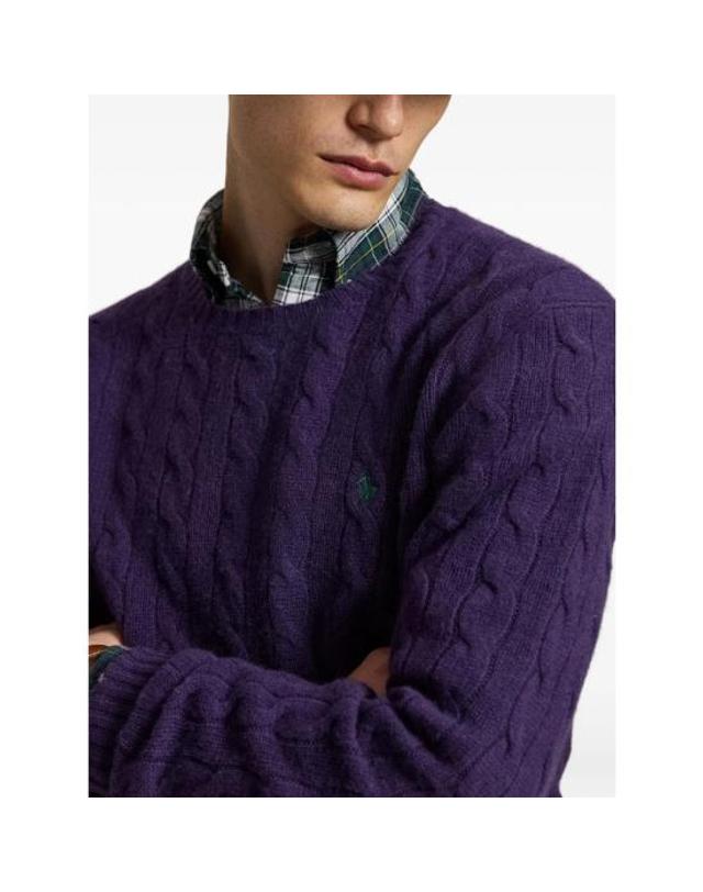 폴로 [해외직구] 26FW 랄프 로렌 니트웨어 710876762505 PURPL PURPLE 착용컷
