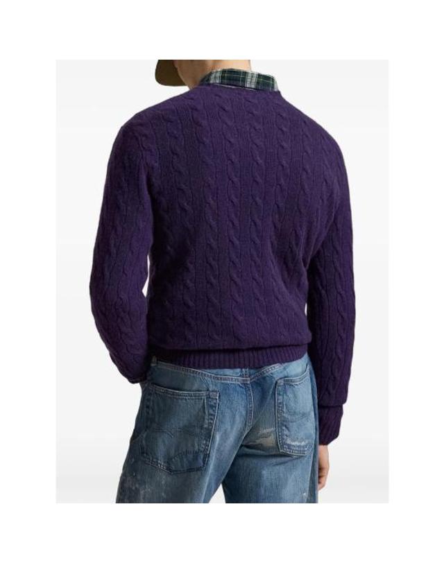 폴로 [해외직구] 26FW 랄프 로렌 니트웨어 710876762505 PURPL PURPLE 착용컷