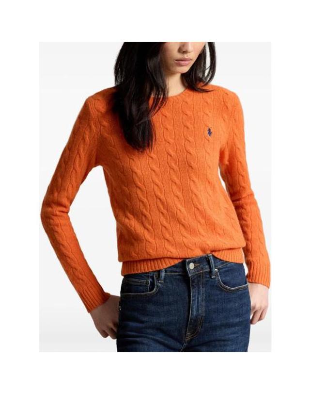 폴로 [해외직구] 26FW 랄프 로렌 스웨터 211971865504 ORANG ORANGE 착용컷