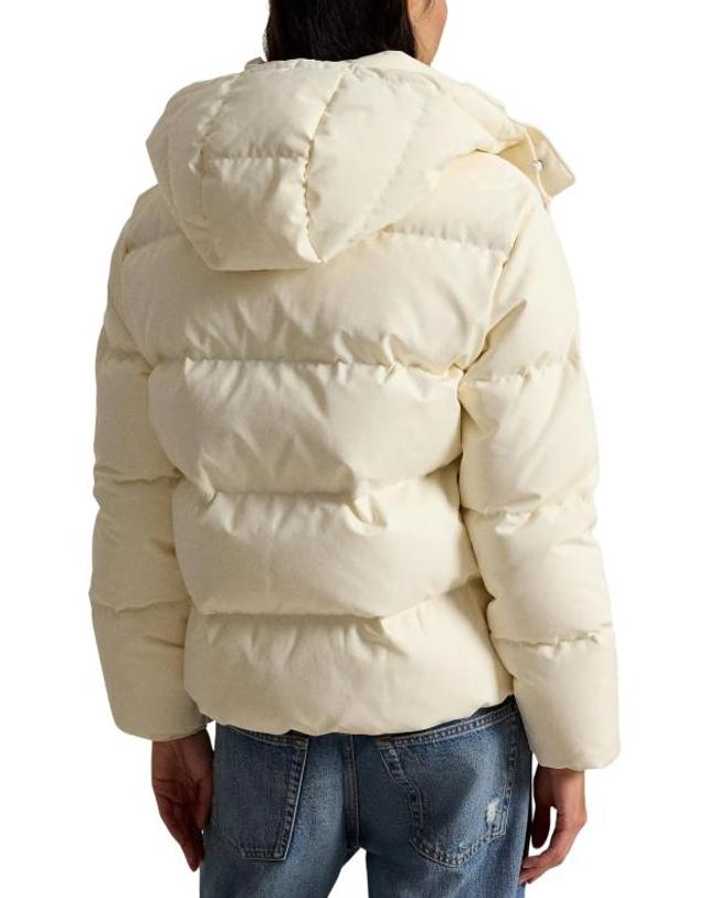 폴로 [해외직구] 26FW 랄프 로렌 숏패딩 211B17285 003 WHITE 착용컷