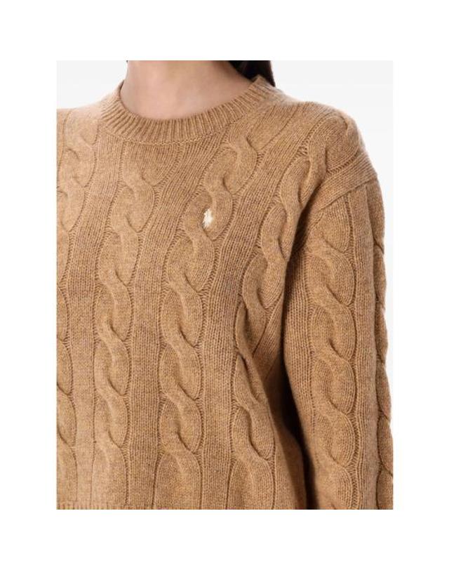 폴로 [해외직구] 26FW 랄프 로렌 스웨터 211A91216005 CAMEL NEUTRALS 착용컷
