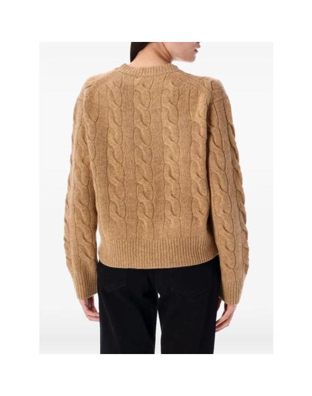 폴로 [해외직구] 26FW 랄프 로렌 스웨터 211A91216005 CAMEL NEUTRALS 착용컷