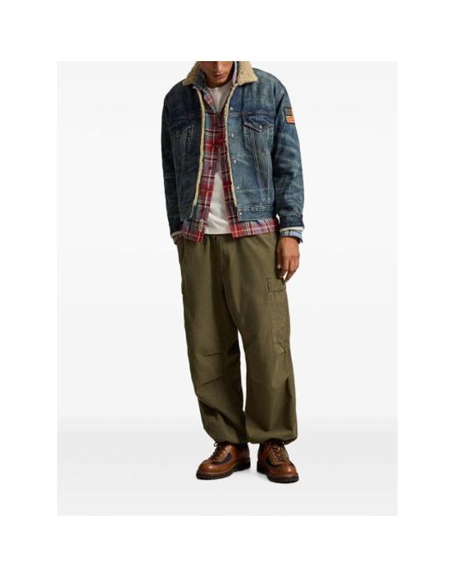폴로 [해외직구] 26FW 랄프 로렌 데님 자켓 710B24520001 MEARL BLUE NEUTRALS 착용컷