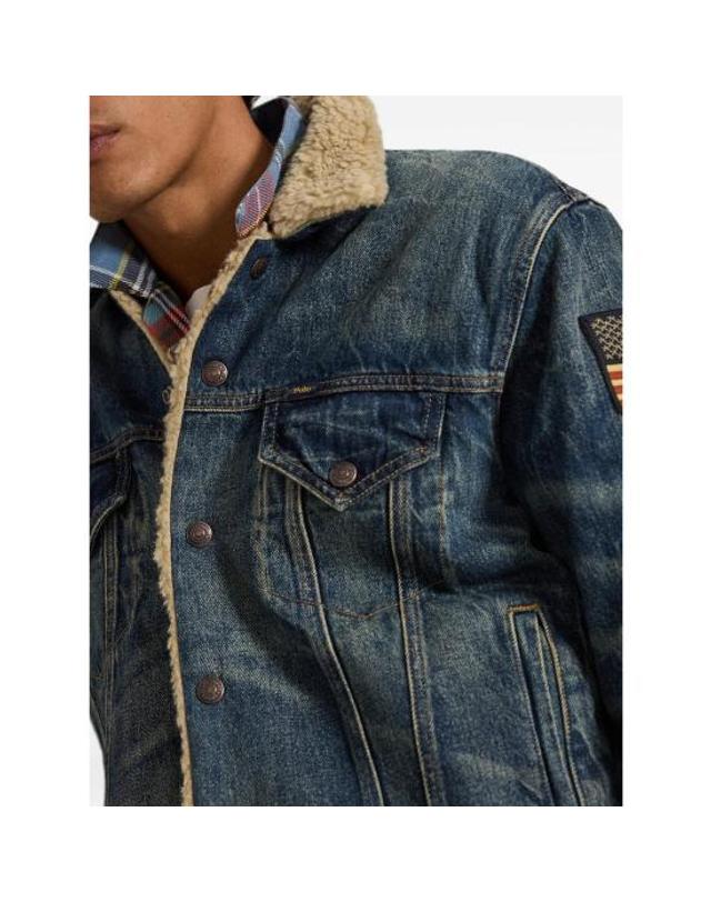 폴로 [해외직구] 26FW 랄프 로렌 데님 자켓 710B24520001 MEARL BLUE NEUTRALS 착용컷