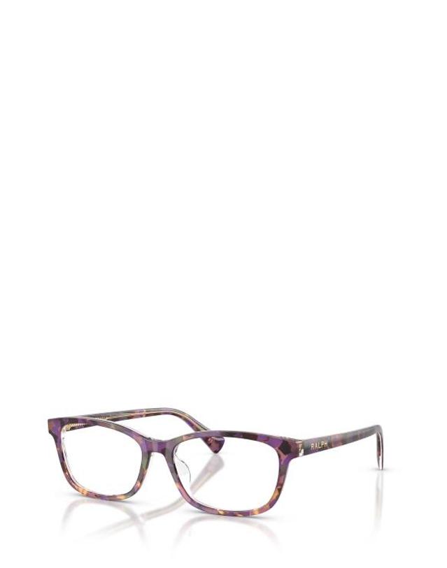 폴로 [해외직구] 26FW 랄프 로렌 안경 RA7194U 6303 VIOLET HAVANA TRANSPARENT 착용컷