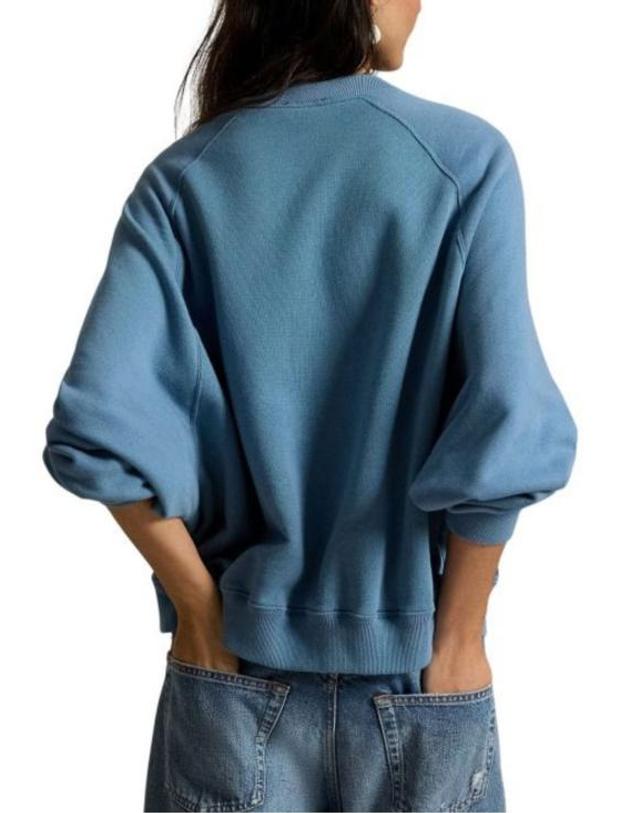 폴로 [해외직구] 26FW 랄프 로렌 스웨터 211B17778 001 LIGHT BLUE 착용컷