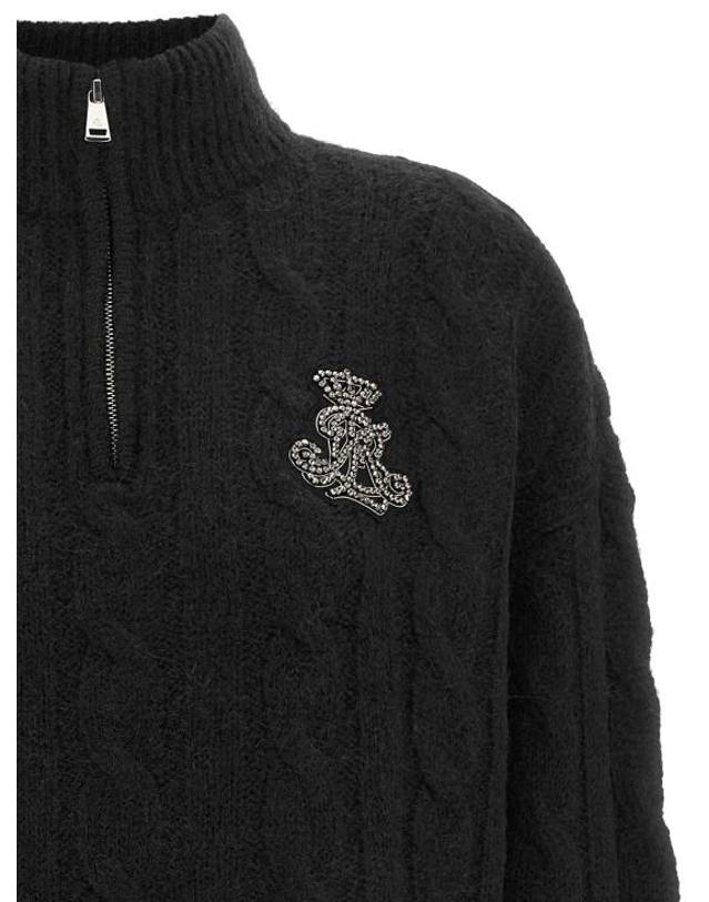 폴로 [해외직구] 26FW 랄프 로렌 가디건 200B33686001 Black 착용컷