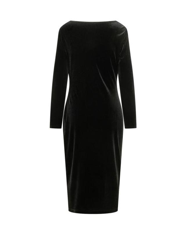 폴로 [해외직구] 26FW 랄프 로렌 원피스 200B27415 001 BLACK VELVET 착용컷