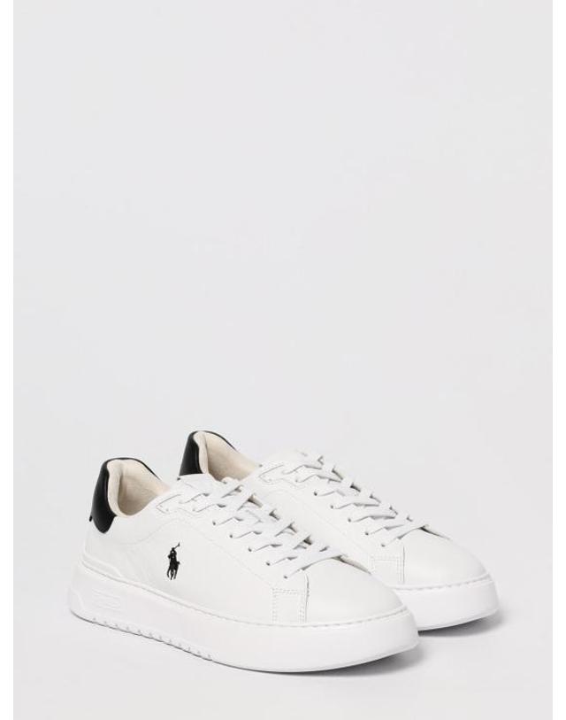 폴로 [해외직구] 26FW 랄프 로렌 스니커즈 809974097 002 White 1 착용컷