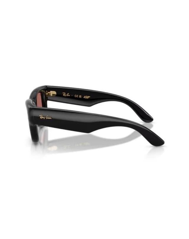 레이벤 [해외직구] 26SS 레이밴 선글라스 RB494060169 60169 Polido Preto 50 BLACK 착용컷