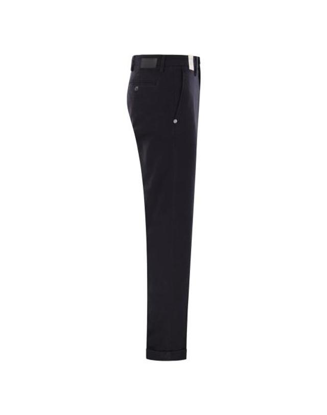 리헤쉬 [해외직구] 25FW 리하쉬 스트레이트 팬츠 P249JM2417 DARK BLUE 착용컷