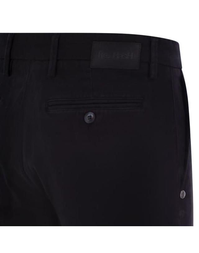 리헤쉬 [해외직구] 25FW 리하쉬 스트레이트 팬츠 P249JM2417 DARK BLUE 착용컷
